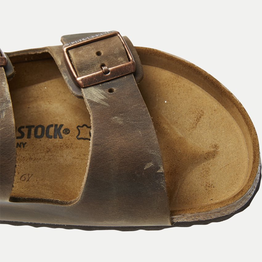 Birkenstock Shoes ARIZONA OILED LEATHER LYS BRUN